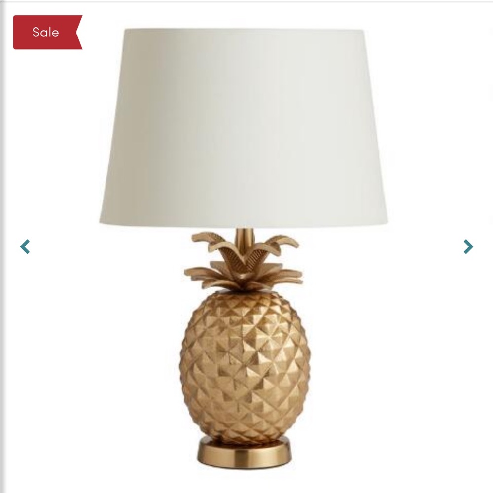 Brand New World Market Brass Pineapple Lamp
